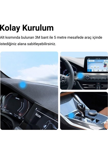 Tüm Kamera Serileri Için BTR200 Kablosuz Bluetooth Uzaktan Kumanda