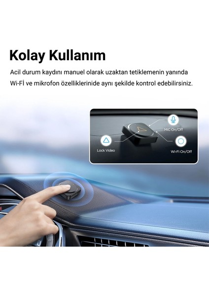 Tüm Kamera Serileri Için BTR200 Kablosuz Bluetooth Uzaktan Kumanda