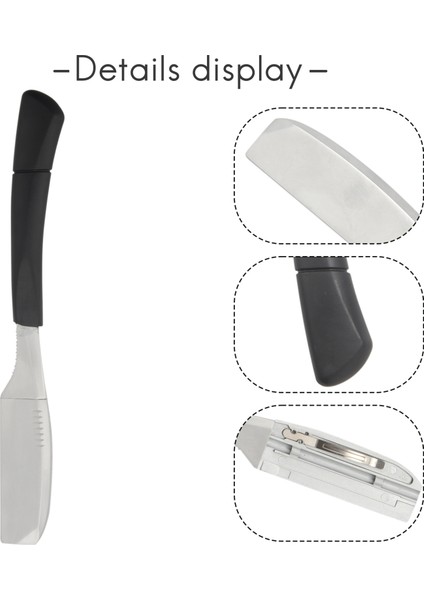 Raight Razor Ick Erkekler Kadınlar Berber Tıraş Bıçağı Bıçakları Bahar ile Uyumlu (Yurt Dışından)