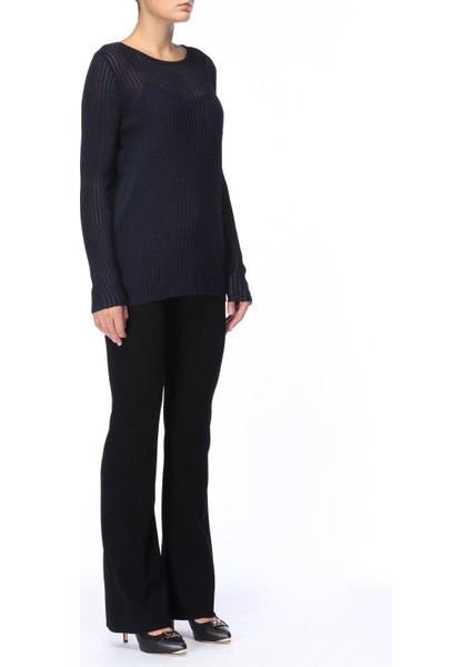 Ajurlu Transparan Detaylı Pamuklu Kazak fiyatları