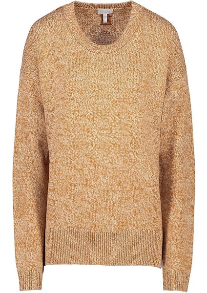 Sport Kırçıllı Bisiklet Yaka Camel Yün Kazak