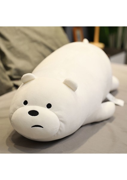 Kutup Ayısı Peluş Oyuncak Bebek Kucaklama Ayı Büyük Sarılma Yastık Sevimli Kucaklama Uyku Hediye Oyuncak Kız Arkadaşı Bebek (480MM) (Yurt Dışından)