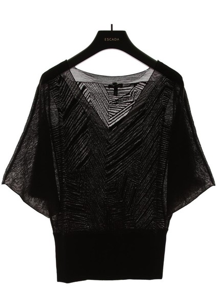 Yarasa Kol Desenli V Yaka Uzun Kazak fırsatları