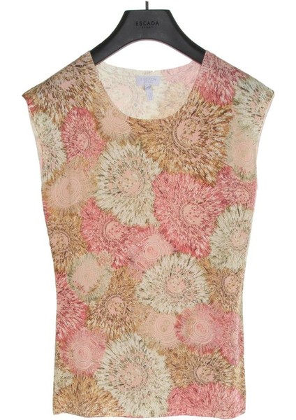 Sport Desenli Bisiklet Yaka Kolsuz Bej Yünlü Kazak fiyatları