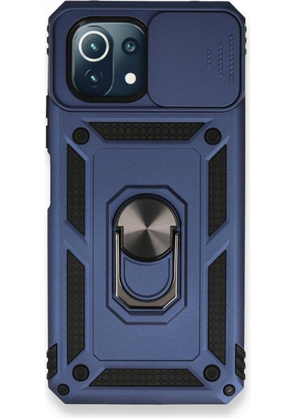 Xiaomi Mi 11 Lite Ile Uyumlu Kılıf Kamera Korumalı Sürgülü Yüzüklü Standlı Tank fiyatları