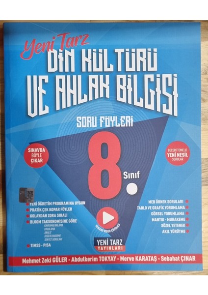 Yeni Tarz 8. Sınıf Lgs Din Kültürü ve Ahlak Bilgisi Soru Föyleri