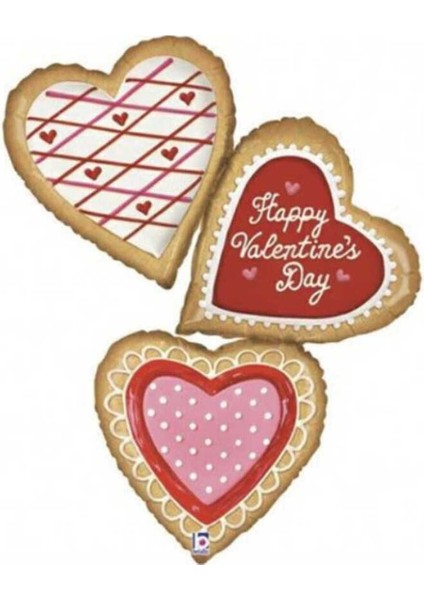 Valentine Cookies Folyo Balon 44"