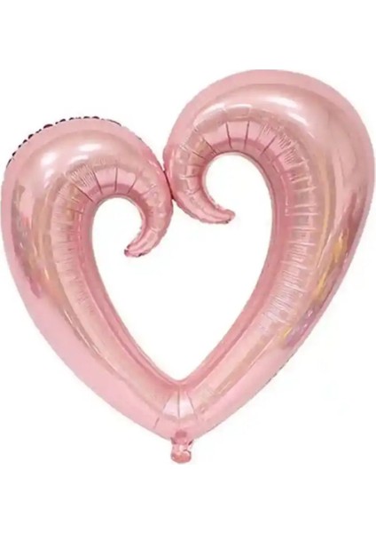 Rose Içi Boş Kalp Folyo Balon 40" fiyatları