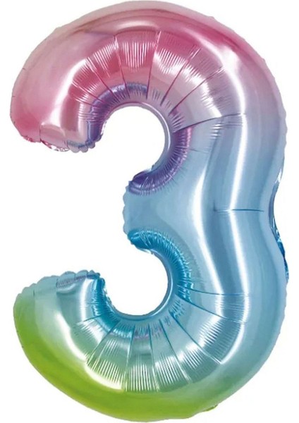 3 Rakam Folyo Balon 40"