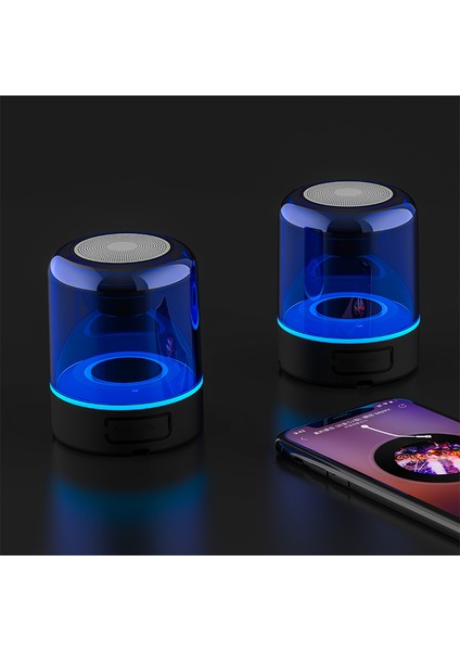 To-11 Manyetik Bluetooth Hoparlör Taşınabilir 5.0 Bir Çift Küçük Subwoofer Ses Yüksek Ses Kalitesi (Yurt Dışından)