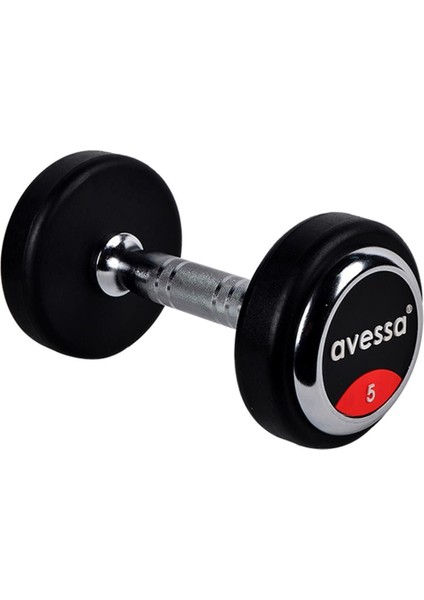 Olimpik Dambıl Kauçuk Kaplı Salon Tipi Dambıl 5 kg