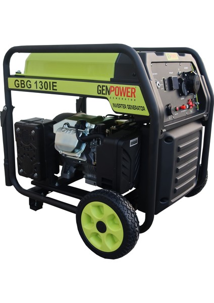 Marka Gbg 130 Ie Oto Model 13 Kva, Benzinli, Otomatik Transfer Panolu, Tekerlekli, MONOFAZE(220 Volt) Inverter Portatif Jeneratör