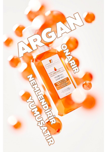 Argan Saç Bakım Yağı, Onarıcı ve Nemlendirici, 100ML modelleri