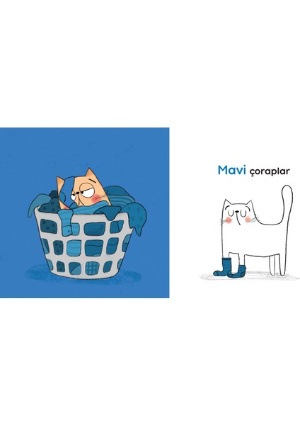 Kedi Ponçik’in Sevdikleri – Renkler Kitabı - Özlem Fedai Korçak