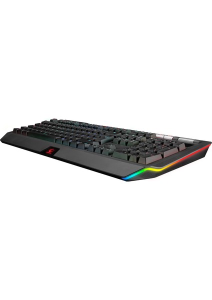 KB-R105 EXHERO Full RGB Ledli Outemu Blue Switch 5 Makro Tuşlu Gaming Klavye