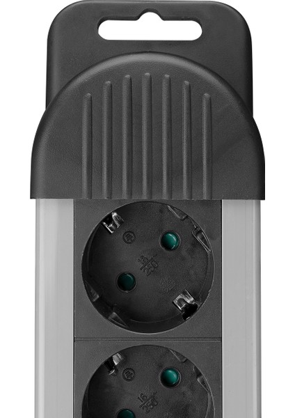 Swapp Spgks03 1.5M 3G1.5Mm2 900 Joule 3Lü Akım Kor. Gri Priz Çoklayıcı