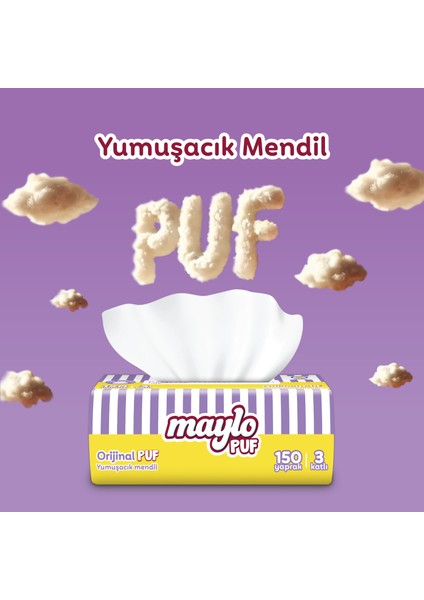 Puf Mendil 150'li Tek Paket