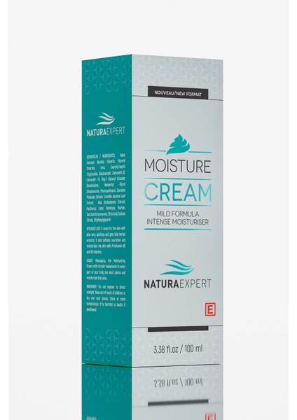 Natura Expert, Nemlendirici Krem - Moisture Cream Moild Formula - Intense Moisturiser, 100 ml