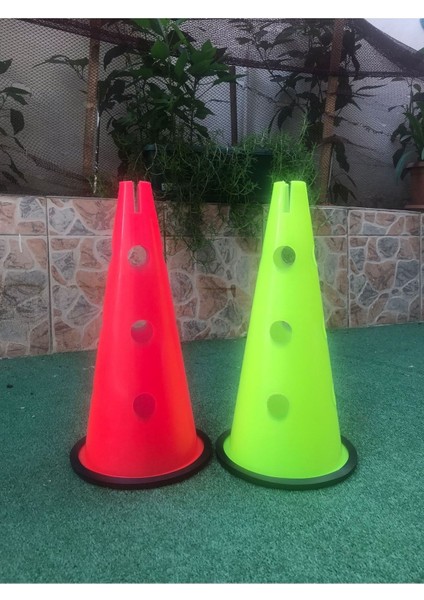 12'li 40 cm Delikli Antrenman Hunisi Kauçuk Taban Huni