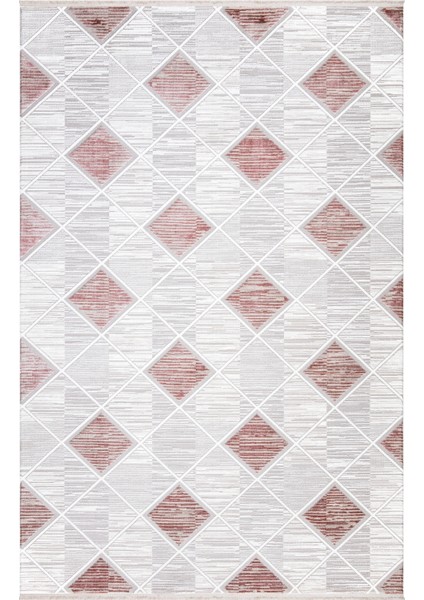 Ipek Mekik Halı Gordion 16154 Yumuşak Tuşeli Modern ve Spor Görünümlü Işıltılı Makine Dokuması Halı