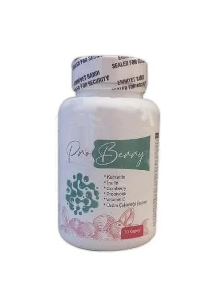 Proberry Probiyotik Kuersetin Turna Yemişi 30 Kaps