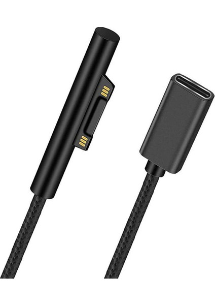 Usb-C Şarj Kablosuna Yüzey Bağlantısı Için Naylon Örgülü (Yurt Dışından)