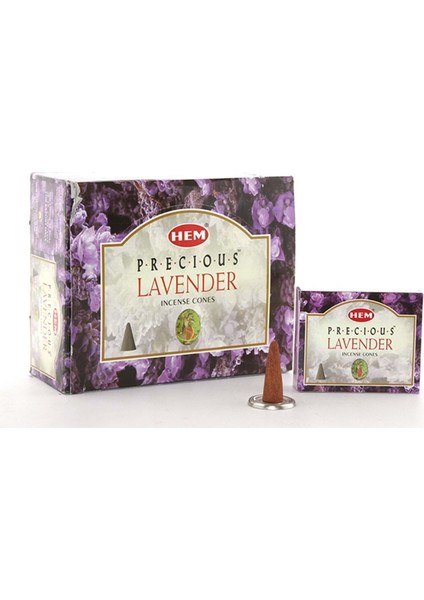 Precious Lavender Aromalı Konik Tütsü 120 Li