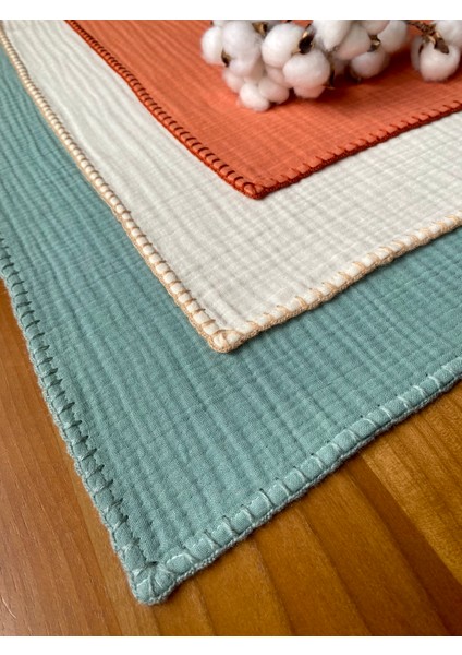 Kurulama Bezi, Mutfak Havlusu 4 Kat Müslin 60 x 40 cm (3 Adet)