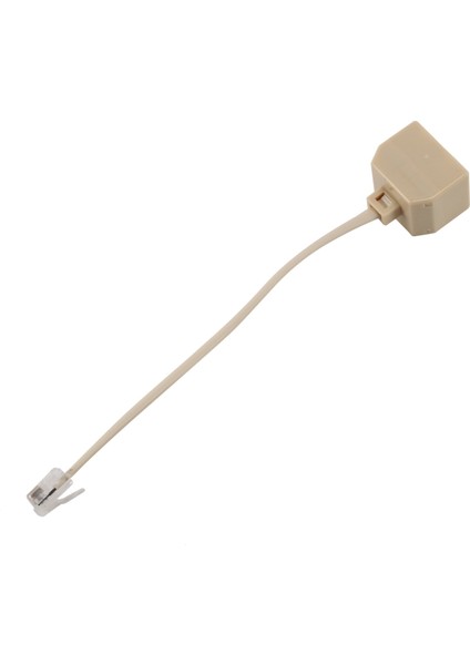 Telefon RJ11 Erkek Hattından Çift RJ11 Dişi Jack Filtre Splitter Adaptörüne (Yurt Dışından)