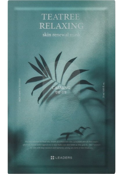 Teatree Relaxing Skin Renewal Maske