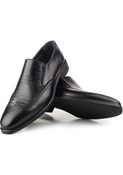 625 Erkek Deri Bağcıksız Kauçuk Klasik Ayakkabı modelleri
