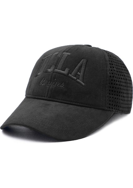 Tomısın Siyah Baseball Cap Fileli ve Metal Tokalı Standard Fit Unisex Şapka