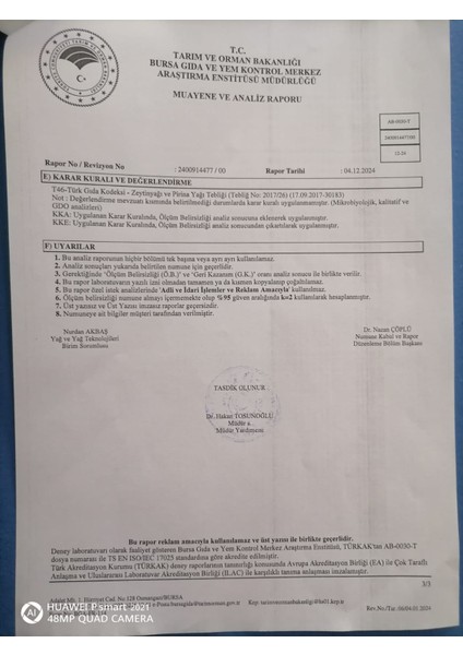 Soğuk Sıkım Sızmazeytinyağ 5lt