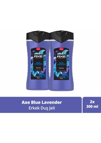 Premium Collection Duş Jeli Blue Lavender 3 In 1 Vücut Saç Yüz 300 ml