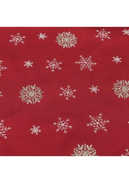 Dolce Gardenya Nakışlı Yılbaşı Kırmızı Masa Örtüsü modelleri