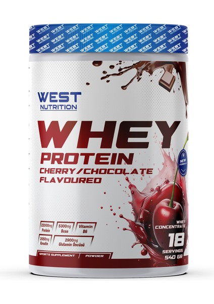Whey Protein Tozu 540 gr 18 Servis Vişne Çikolata
