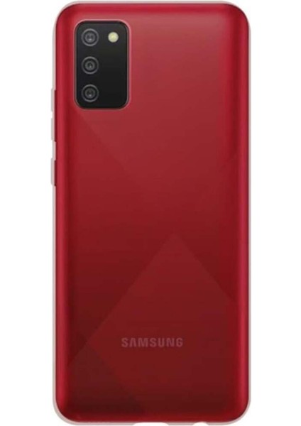 Samsung A02S Uyumlu Şeffaf Darbeye Dayanıklı Yumuşak Silikon Telefon Kılıfı Clear Tpu