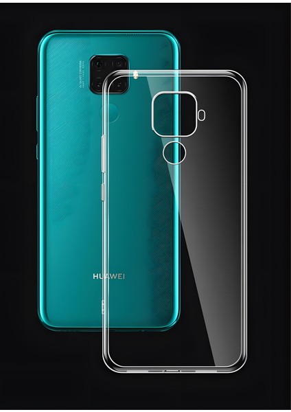 Telefon Aksesuarları Huawei Mate 30 Lite Kılıf Şeffaf Ince ve Esnek Süper Silikon Kılıf