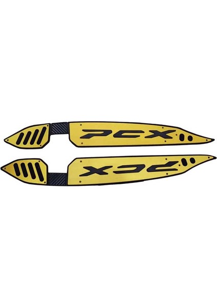 Honda PCX125 2018-2020 Kelebek Kasa Alt Paspas Basamak Aksesuar Gold