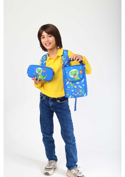 Toys Dinosaur Desenli 3’lü Okul Çanta Seti