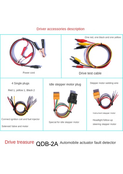 QDB-2A 3A Araba Ateşleme Bobini Test Cihazı Araba Rölanti Adım Motoru (Yurt Dışından)