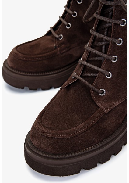 Kadın Kahverengi Süet Casual Bot 1078 25040 Bn Bot SK24-25 Kahve Suet modelleri
