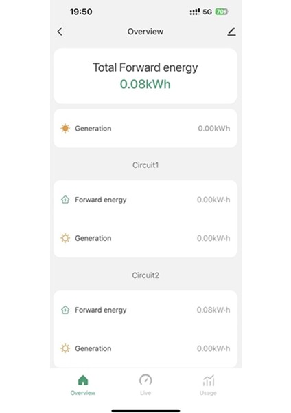 Tuya Uygulaması Akıllı Iki Yönlü Ikili Wifi Enerji Ölçer (D) (Yurt Dışından)