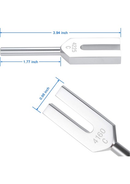 Diyapazon Seti 4096/4160/4225 Hz Ses Iyileştirme, Enstrüman, C (Yurt Dışından)