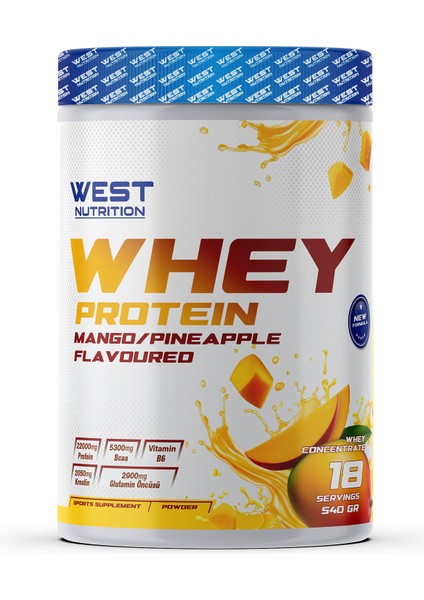 Whey Protein Tozu 540 gr 18 Servis Mango Ananas
