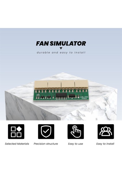 Antminer All Miner S19 Için 4 Pinli Tak ve Çalıştır Fan Simülatörü Emülatörü (Yurt Dışından)