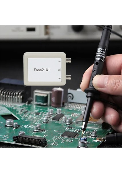 FOSC21C1 2 Kanallı USB Pc Osiloskop 1mhz Örnekleme Hızı (Yurt Dışından)