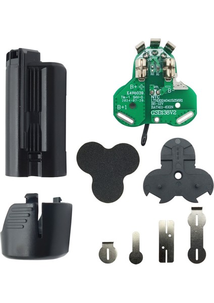 BAT411 Li-Ion Pil Plastik Kasa Kutusu Pcb Şarj Koruması (Yurt Dışından)