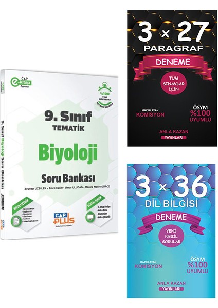 9. Sınıf Biyoloji Tematik Soru Bankası - Anla Kazan Dil Bilgisi – Paragraf Denemesi