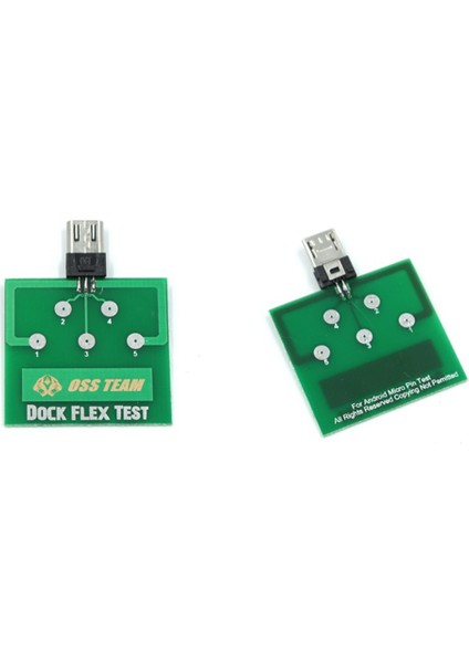 iPhone 13 12 11 Android Telefon Için 3 Adet Mikro-Usb Dock Flex Test Kartı (Yurt Dışından)